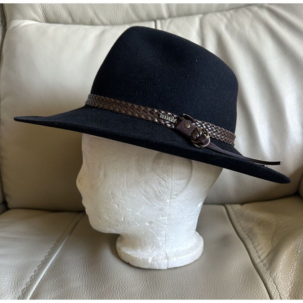 Eddy‎ Brothers 4XXXX Cattleman Beaver Western Cowboy Hat  BLACK 6 3/4"